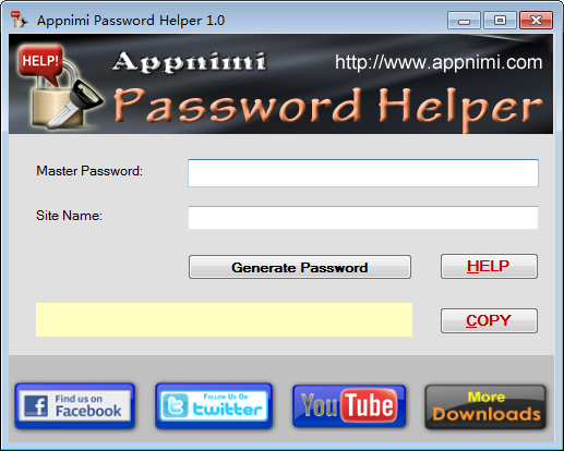 安全密码生成器(Appnimi Password Helper) V1.0 