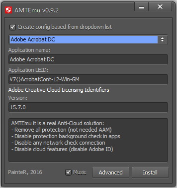 Adobe全系列软件通用破解注册机AMTEmu V0.9.2 绿色版