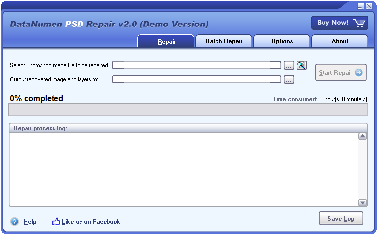 DataNumen PSD Repair(PSD文件修复工具) V2.0 英文官方版