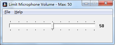 Limit Microphone Volume