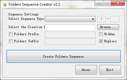 Folders Sequence Creator