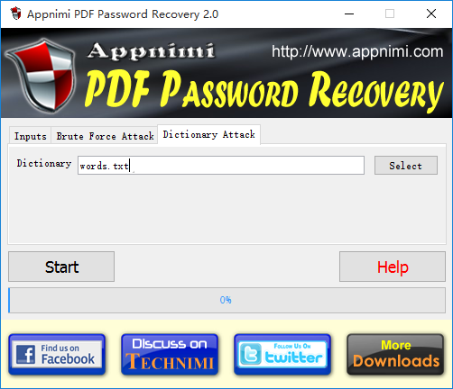 Appnimi PDF Password Recovery