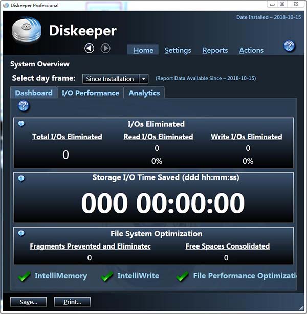 Diskeeper Pro(磁盘整理