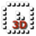 3D桌面时钟软件（DesktopC