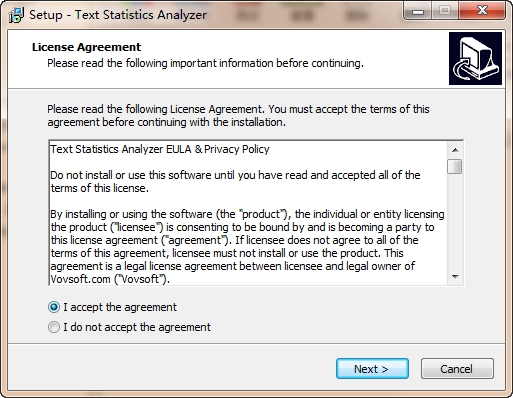 VovSoft Text Statistics Analyzer