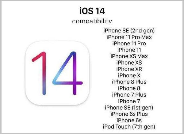 iOS14支持哪些机型？iOS14正式版今晚会