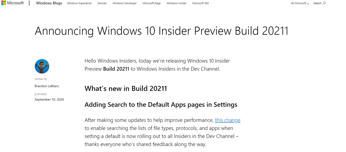 微软推送Win 10 Insider Preview Build