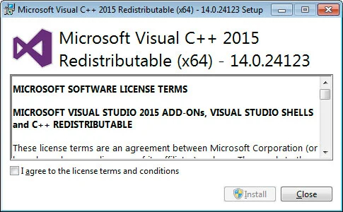 Windows运行程序缺少vcruntime140.dll