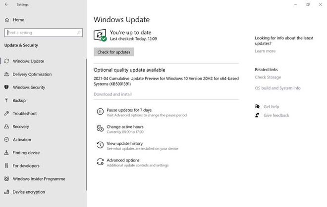 微软宣布已经修复Windows 10 21H1的蓝
