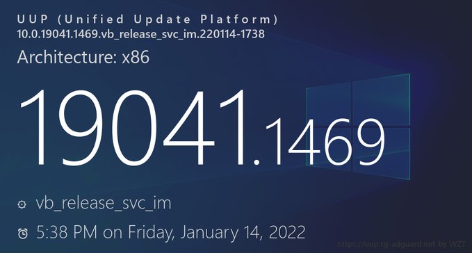 微软最新in10 KB5010793(19044.1469)来