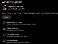 缓存问题？微软Windows Update重复尝试安装旧驱动