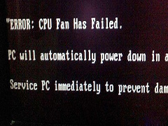 电脑重启后出现“ERROR：cpu fan has failed”的解决办法