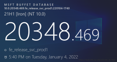 微软最新Windows Server 2019 KB5009557(20348.469)发布！