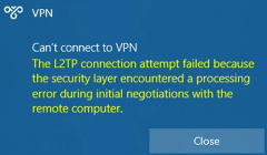微软Win11 KB5009566导致L2TP VPN连接中断
