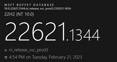 微软推出Win11 22H2(22621.1344)三月累积更新补丁KB5022913！附更新日志