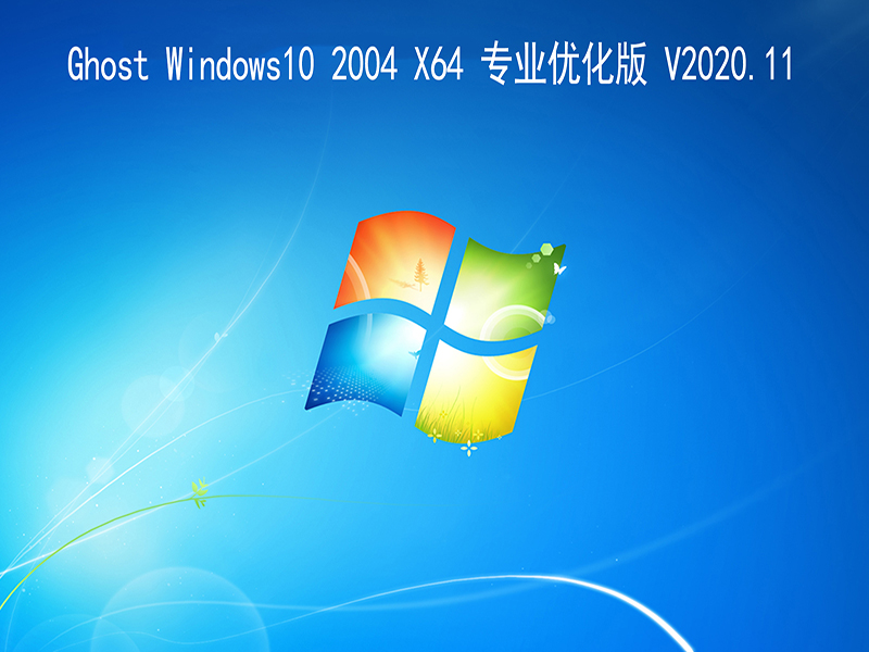 WIN10 2004 64位专业优化版 V2020.11