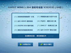 GHOST WIN8.1 X64 装机专业版 V2020.02（64位）