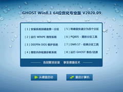 GHOST WIN8.1 64位优化专业版 V2020.09